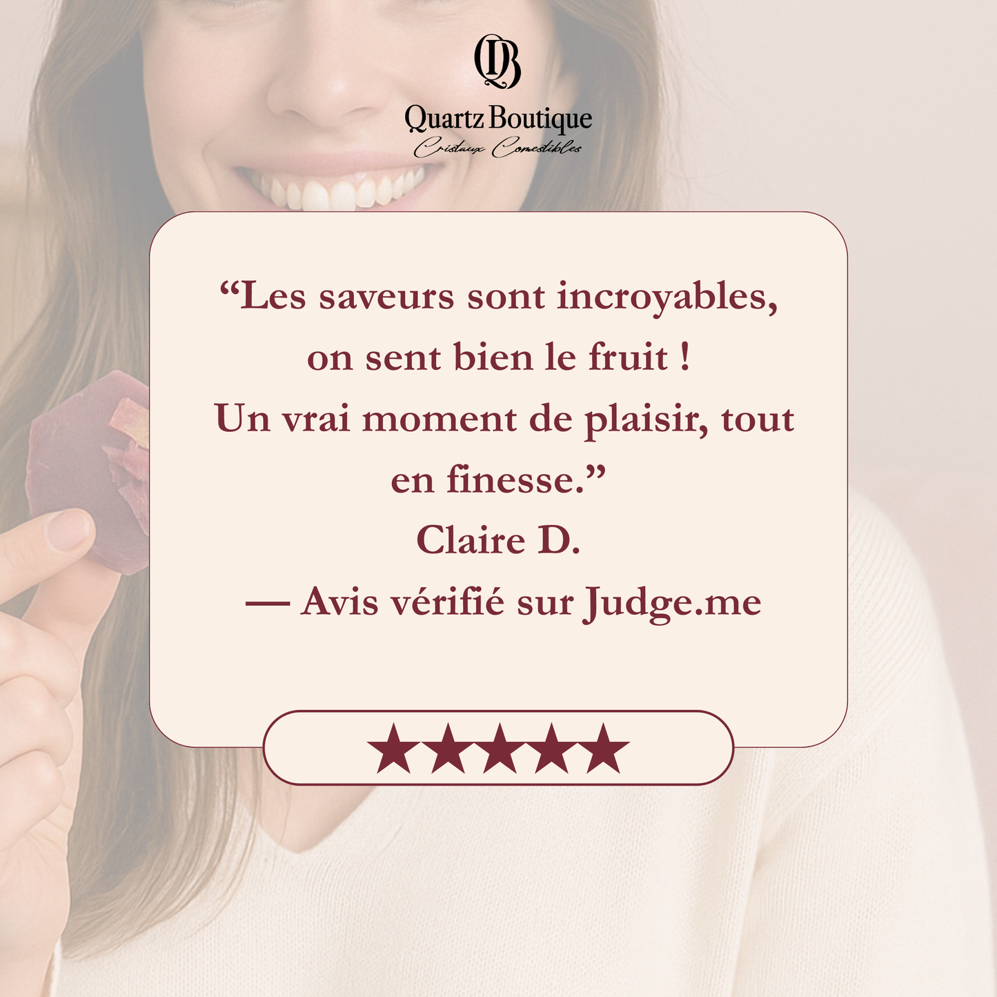 Collection Jade - 6 Cristaux Comestibles