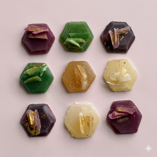 Écrin de 9 Cristaux Comestibles aux Thé et Infusions