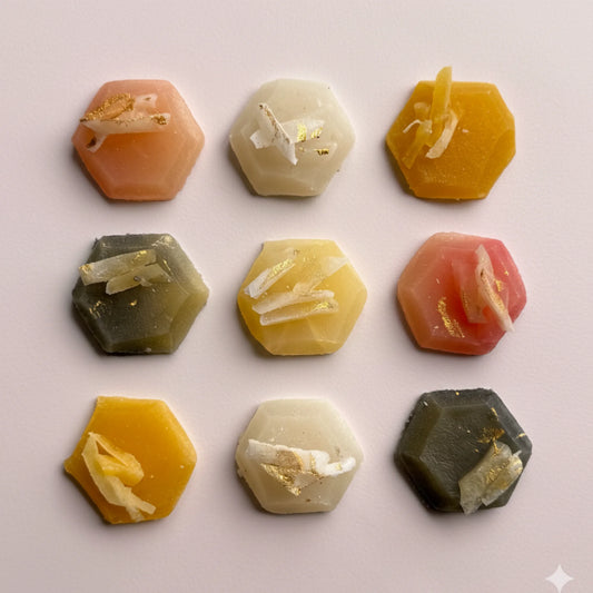 Écrin de 9 Cristaux Comestibles aux Fruits Tropicaux