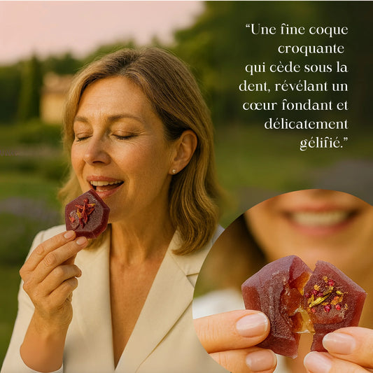 Cristal Comestible à la Framboise