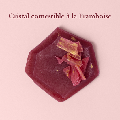 Cristal Comestible à la Framboise
