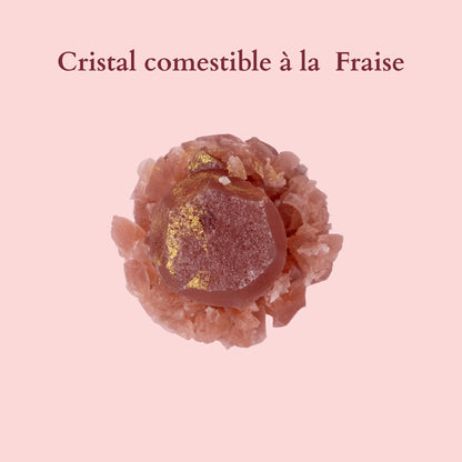 Cristal Comestible à la Fraise