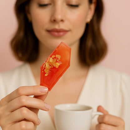 Cristal Comestible au Litchi