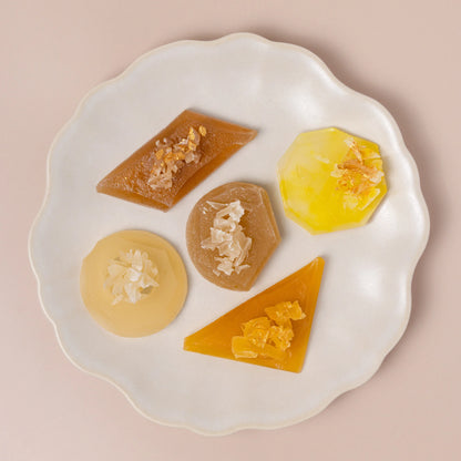 Citrine collection - 5 edible crystals